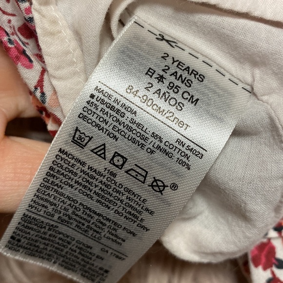 Girls Floral Gap Dress - Picture 6 of 6